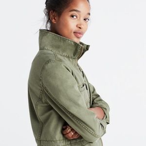 MADEWELL Fleet Jacket in Desert Olive